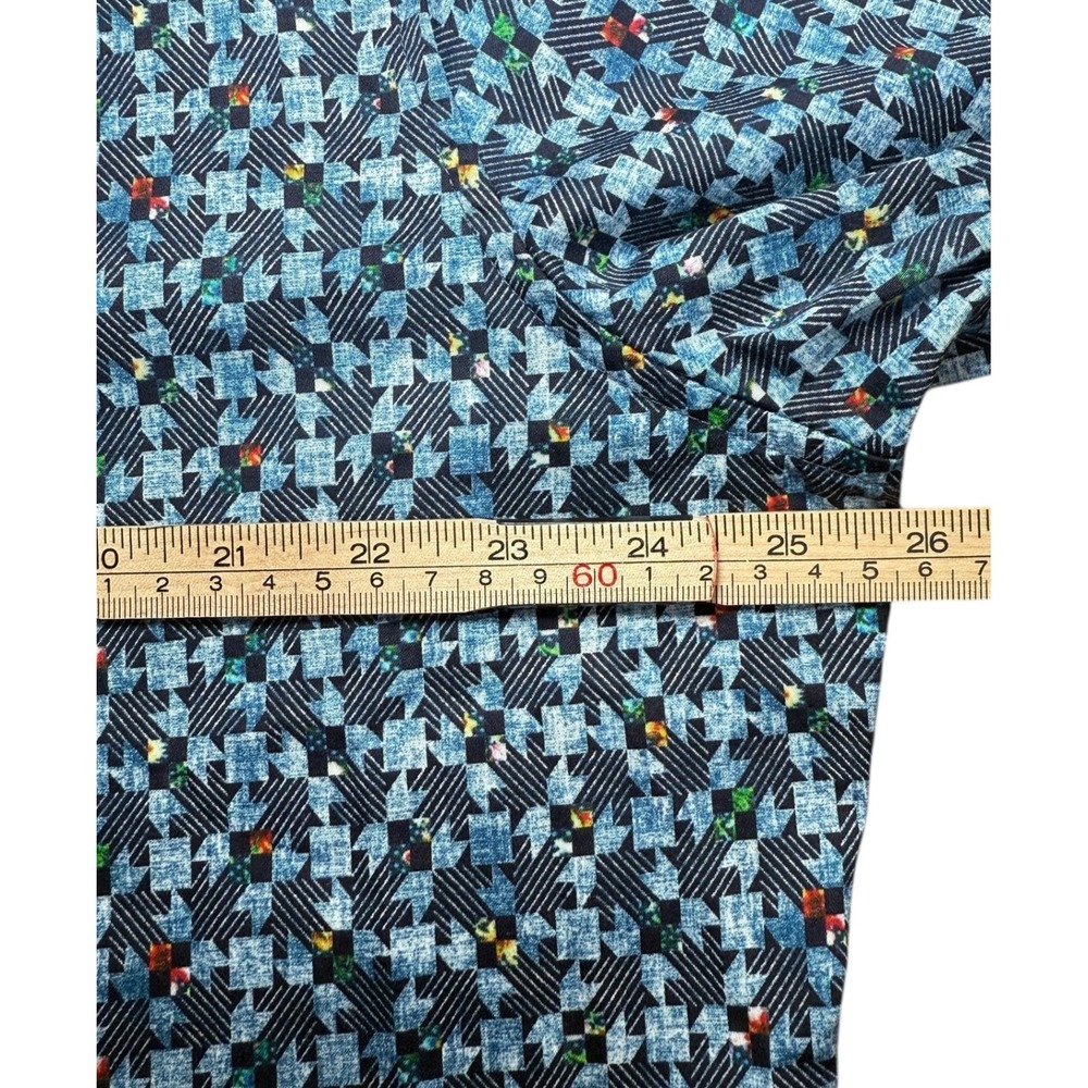 Robert Graham Tailored Fit Shirt Mens 2XL Button Down Houndstooth Flip Cuffs - Picture 11 of 12